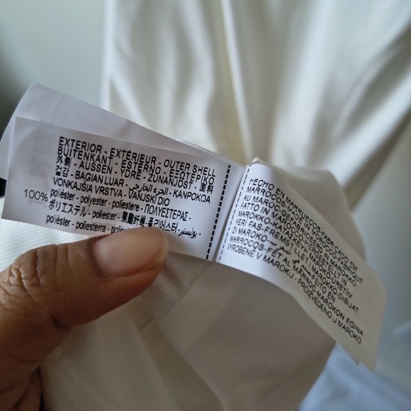 NWT ZARA White Strapless Cutout Maxi Dress - Size Small - Picture 9 of 12